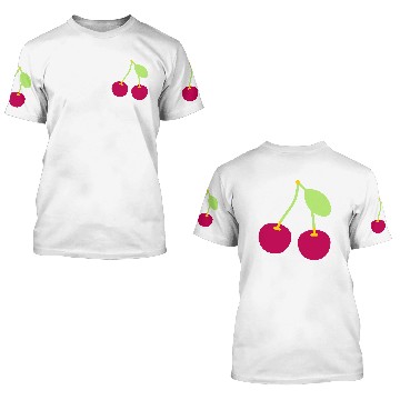 Discover Cherry Love 3D T Shirts
