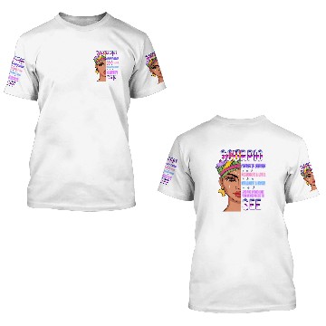 Discover Scorpio Melanin Queen 3D T Shirts