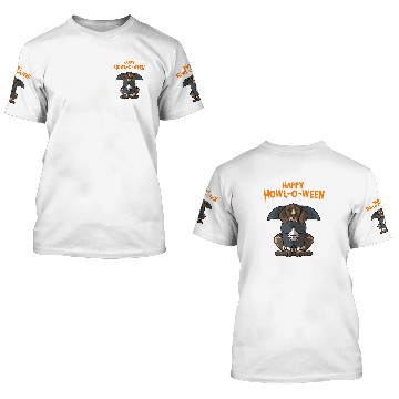 Discover Happy Howl-o-ween German Shorthaired Pointer Dracu 3D T Shirts