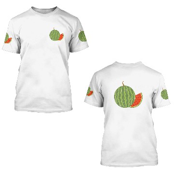 Discover melon gift delicious sweet cores 3D T Shirts