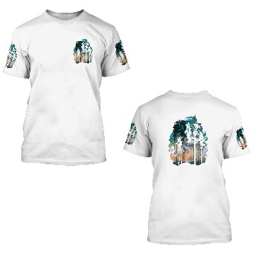 Discover Rain forest shark 3D T Shirts