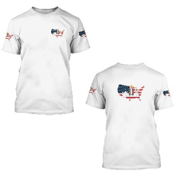 Discover Space Force 3D T Shirts USA Armed Forces Distressed Shir