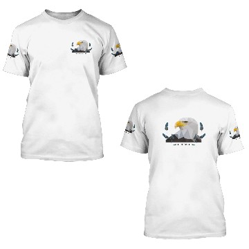Discover freedom, liberty, eagle 3D T Shirts