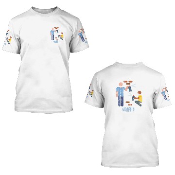 Discover Graphite - Graphite 3D T Shirts