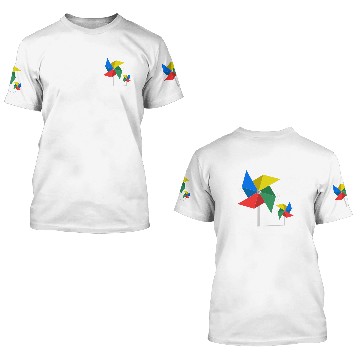 Discover Origami Windmill Crystal Folding Paper Crafting 3D T Shirts