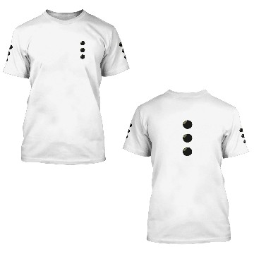 Discover Snowman Costume Buttons Funny Christmas Gift Idea 3D T Shirts