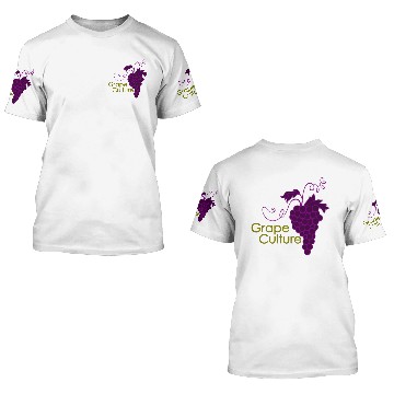 Discover Grape Culture 3D T Shirts