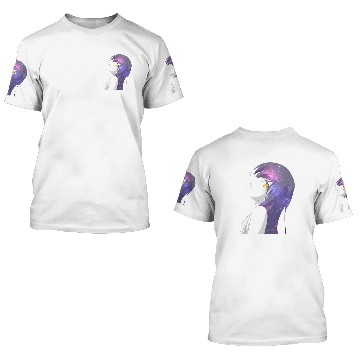 Discover galaxy shinobu (monogatari) 3D T Shirts