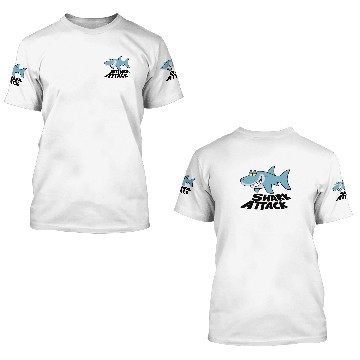 Discover Shark Attack 3D T Shirts