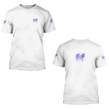 Discover Samoyed Dog Watercolor Artwork 3D T Shirts