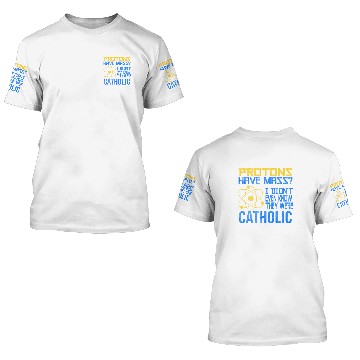 Discover Physics Religion 3D T Shirts