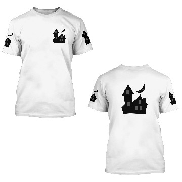 Discover Haunted House 3D T Shirts