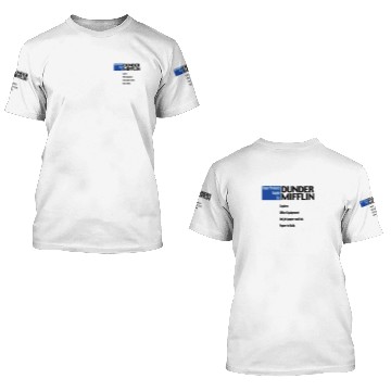 Discover Dunder Mifflin 3D T Shirts