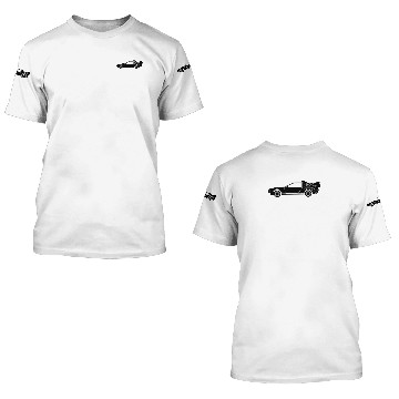 Discover Delorean side view style 3D T Shirts