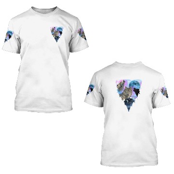 Discover Wolf Mountain 3D T Shirts