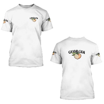 Discover Georgia Peach 3D T Shirts