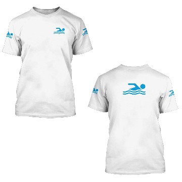 Discover Swimmer Icon funny 3D T Shirts