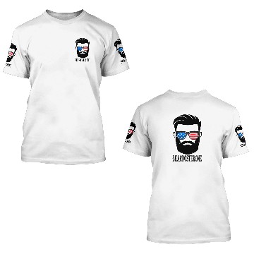Discover fear the BEARD and testosterone 3D T Shirts