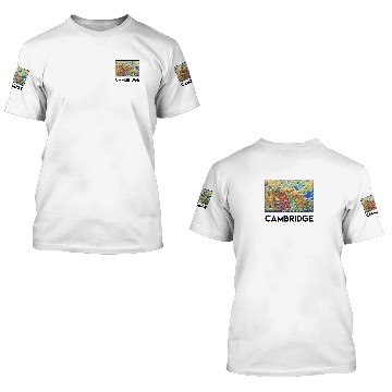 Discover Cambridge Holidays Vacation City Souvenir 3D T Shirts