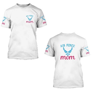 Discover PROUD AIRFORCE MOM 3D T Shirts
