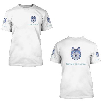 Discover Alpha Wolf 3D T Shirts