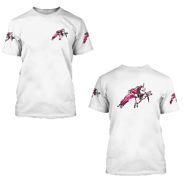 Discover Death Rides a Pink Pony 3D T Shirts