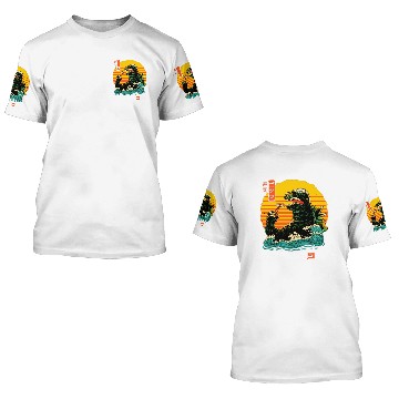 Discover monster kaiju 3D T Shirts