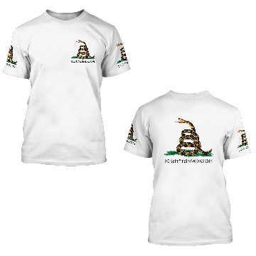 Discover "Don't Tread On Me" - Color 3D T Shirts