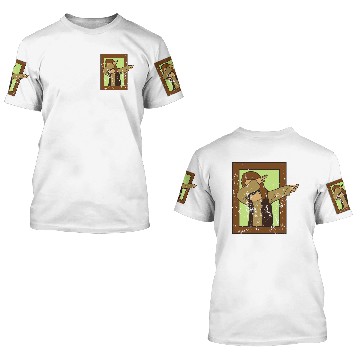 Discover Retro Vintage Grunge Style Dabbing Dab Mona Lisa 3D T Shirts