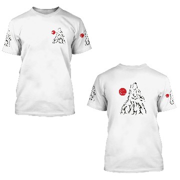 Discover Werewolf with moon 3D T Shirts