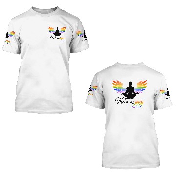 Discover Namasgay LGBT Yoga Angel wings Gay Pride 3D T Shirts