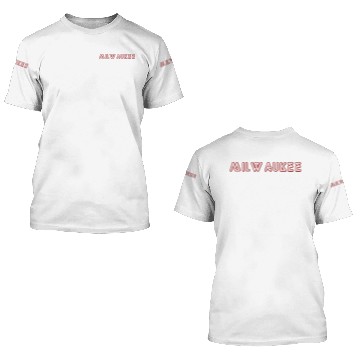 Discover Milwaukee red lettering gift gift idea 3D T Shirts