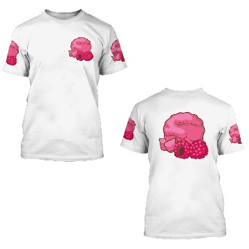 Discover Raspberry Ice cream 3D T Shirts