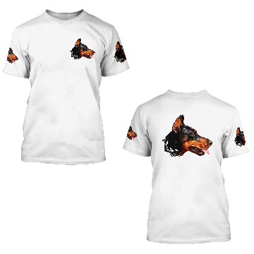 Discover Rottweiler Doberman 3D T Shirts