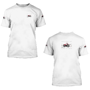 Discover Case IH Red Tractor Boy Comin Through 3D T Shirts