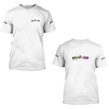 Discover Jacksonville skyline 3D T Shirts