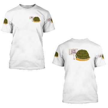 Discover Do Not Disturb Turtle Sleeping 3D T Shirts