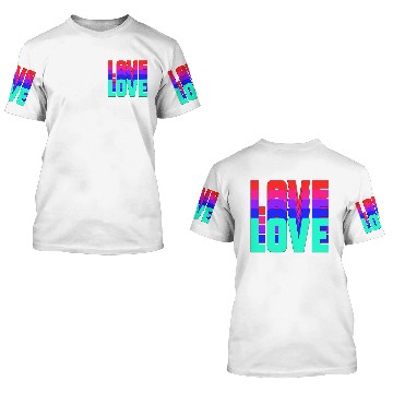 Discover Love Valentine's day gift couple 3D T Shirts