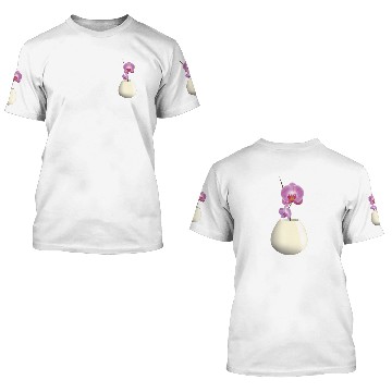 Discover orchid in a vase 3D T Shirts
