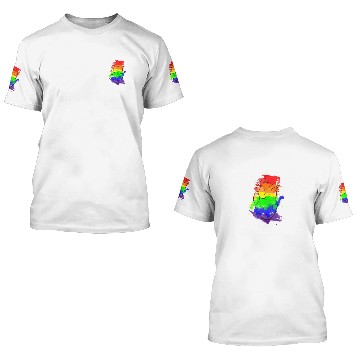 Discover Rainbow Heart 3D T Shirts