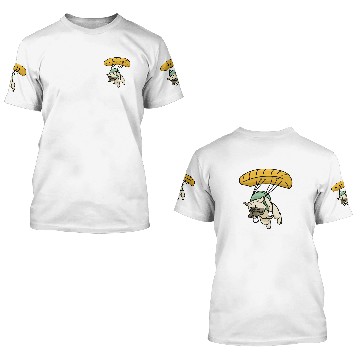 Discover Skydiving Parachute Gift Jump Sky 3D T Shirts