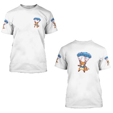 Discover Skydiving Jump Parachute Sky Gift 3D T Shirts