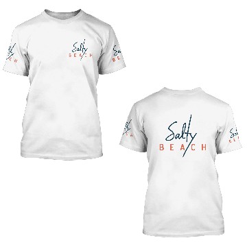 Discover Salty Beach 3D T Shirts