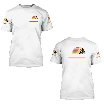 Discover Paradise Sunset Resort 3D T Shirts