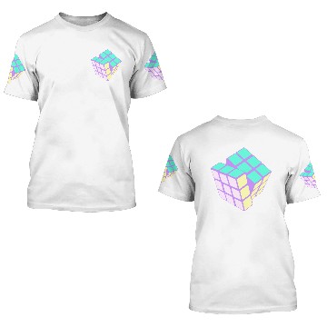 Discover Rubiks Cube 3D T Shirts