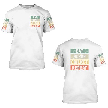 Discover Cricket 3D T Shirts