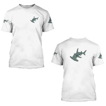 Discover Hammerhead Shark 3D T Shirts For Ocean Predator Lovers
