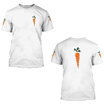 Discover carrot 3D T Shirts