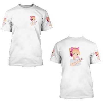Discover Typical Gamer Girl Gaming Controller Nerd Gift 3D T Shirts