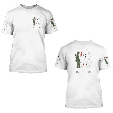 Discover Vintage Ghost Army military Gift Allied 3D T Shirts